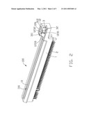 CARD EDGE CONNECTOR WITH AN IMPROVED RETAINER diagram and image