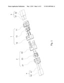 SECURELY LATCHED POWER CONNECTOR ASSEMBLY diagram and image