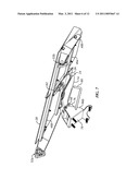 SUPPORT ASSEMBLY FOR MOVEABLE MEMBERS OF AN AGRICULTURAL COMBINE AND DEVICES THEREOF diagram and image