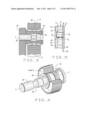 Epicyclic Gear System Having Two Arrays Of Pinions Mounted On Flexpins With Compensation For Carrier Distortion diagram and image