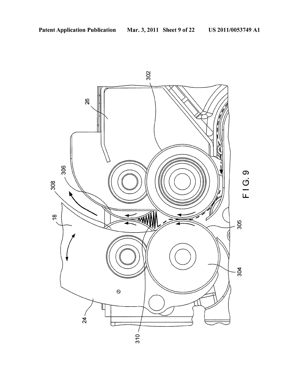 DUNNAGE APPARATUS WITH PIVOTING SHEET SUPPLY - diagram, schematic, and image 10