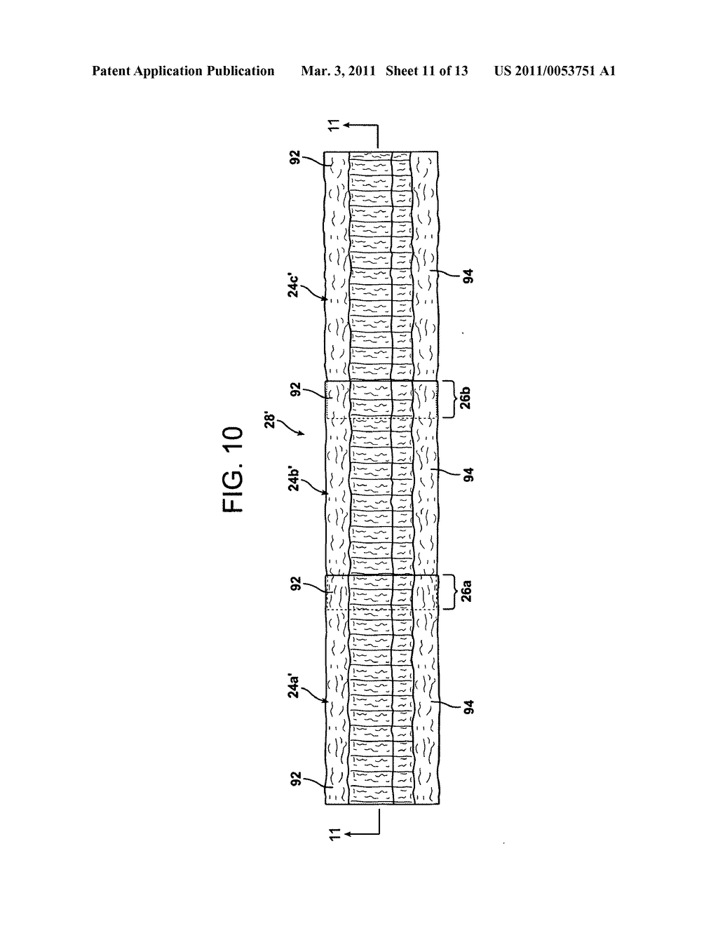 Method and machine for producing packaging cushioning - diagram, schematic, and image 12