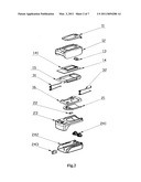 Finger Type Pulse and Blood Oxygen Measuring Device diagram and image