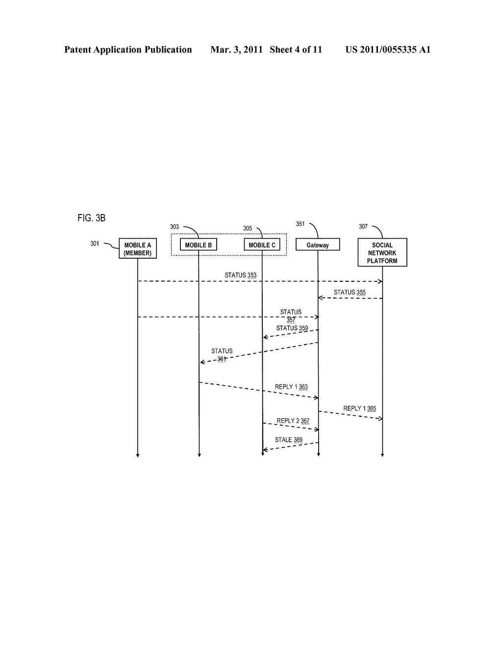 METHOD AND APPARATUS FOR AUGMENTED SOCIAL NETWORKING MESSAGING - diagram, schematic, and image 05