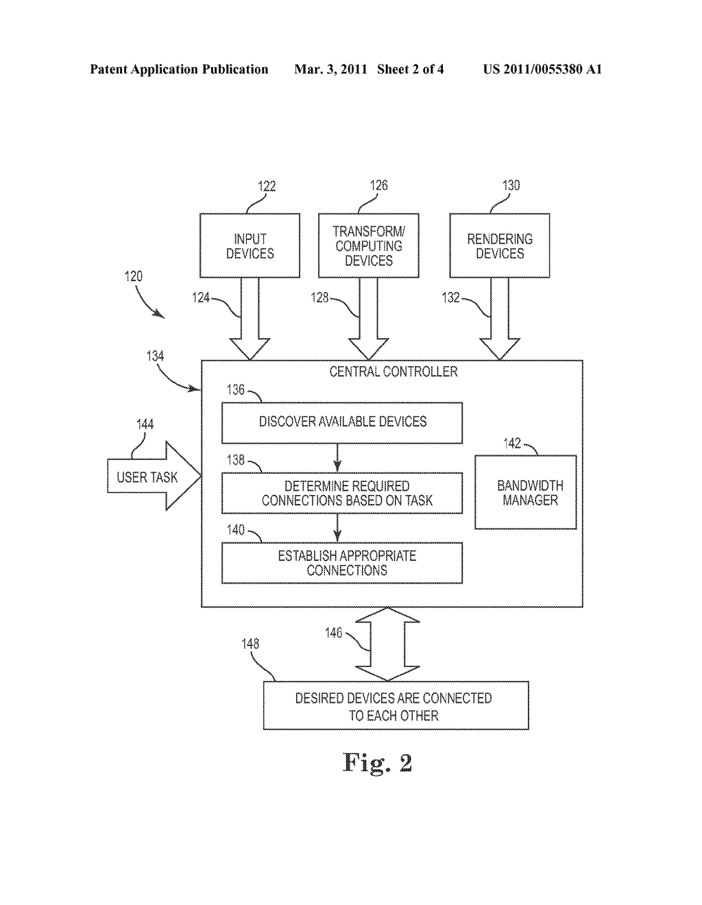 NETWORK PROVIDING AUTOMATIC CONNECTIONS BETWEEN DEVICES BASED ON USER TASK - diagram, schematic, and image 03