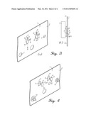 COMPONENT ADAPTED FOR HANDS-FREE ASSEMBLY TO A PANEL, A COMPONENT AND PANEL ASSEMBLY AND A METHOD FOR ASSEMBLING A COMPONENT TO A PANEL diagram and image