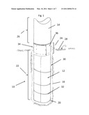 PROTECTIVE COVERING FOR WOODEN UTILITY POLES AND METHOD OF INSTALLATION diagram and image