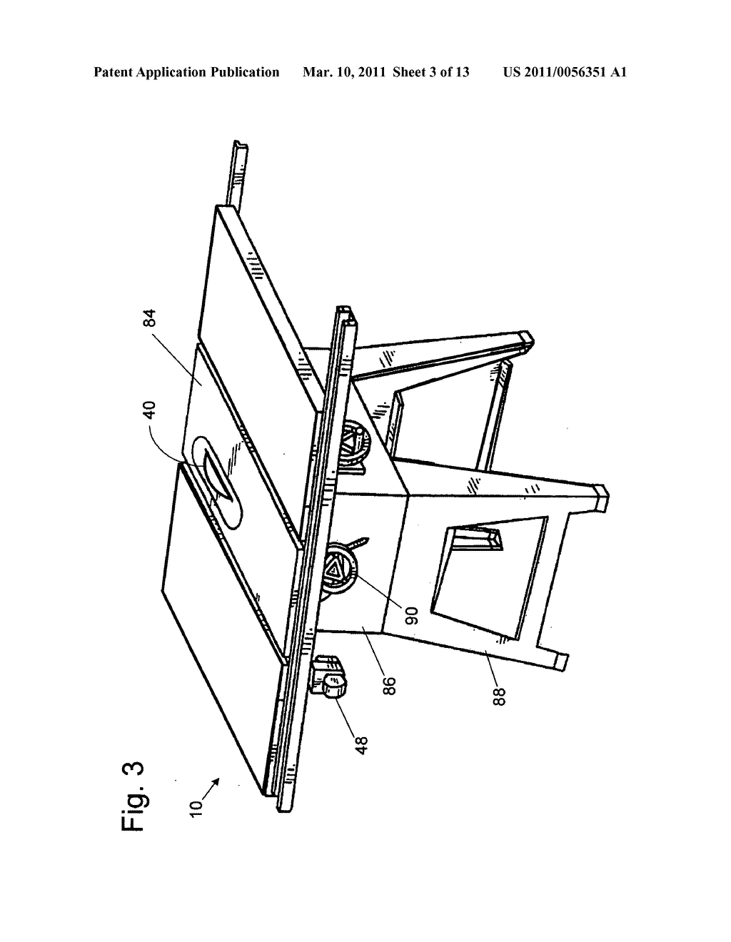 Table saw with improved safety system - diagram, schematic, and image 08