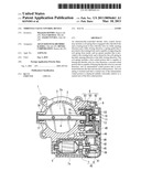 THROTTLE VALVE CONTROL DEVICE diagram and image