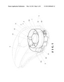 ROULETTE WHEEL-TYPE FUNNEL DEVICE FOR USE WITH HOPPER OF PAINTBALL MARKER diagram and image