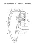 ROULETTE WHEEL-TYPE FUNNEL DEVICE FOR USE WITH HOPPER OF PAINTBALL MARKER diagram and image