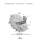 SELF-ERECTING GIMBAL MOUNTED SOLAR RADIATION COLLECTORS diagram and image