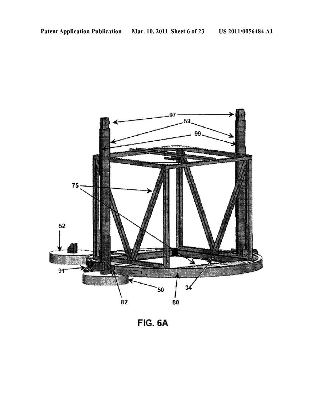 SELF-ERECTING GIMBAL MOUNTED SOLAR RADIATION COLLECTORS - diagram, schematic, and image 07