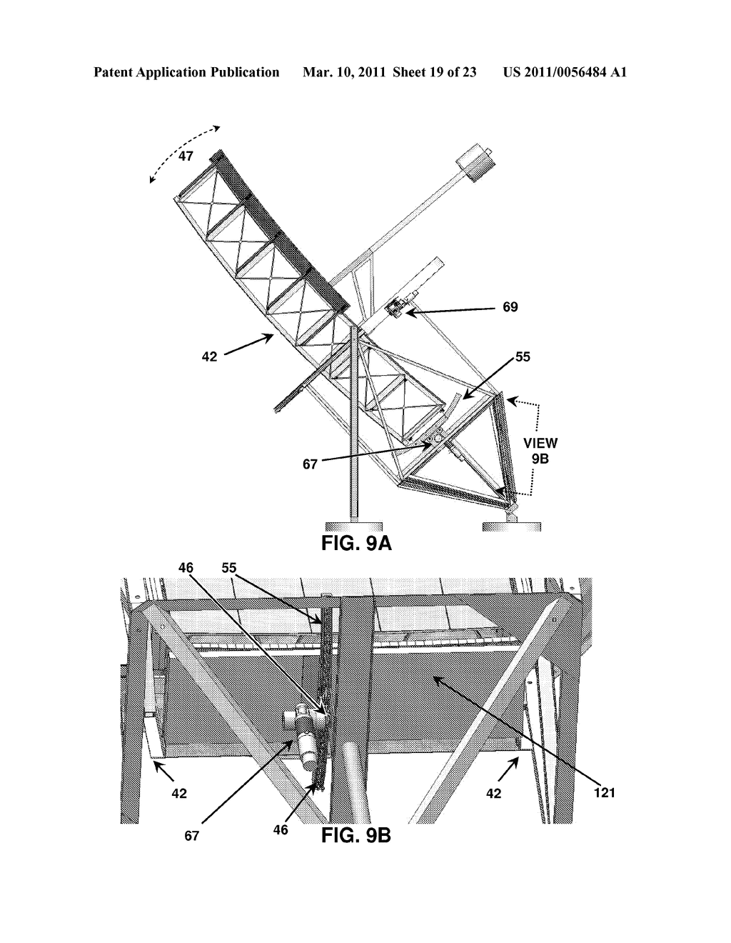 SELF-ERECTING GIMBAL MOUNTED SOLAR RADIATION COLLECTORS - diagram, schematic, and image 20