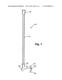 SELF-STANDING WALKING CANE diagram and image