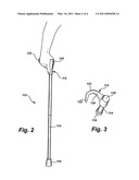 SELF-STANDING WALKING CANE diagram and image