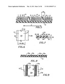 Substrate and collector grid structures for integrated series connected photovoltaic arrays and process of manufacturing of such arrays diagram and image