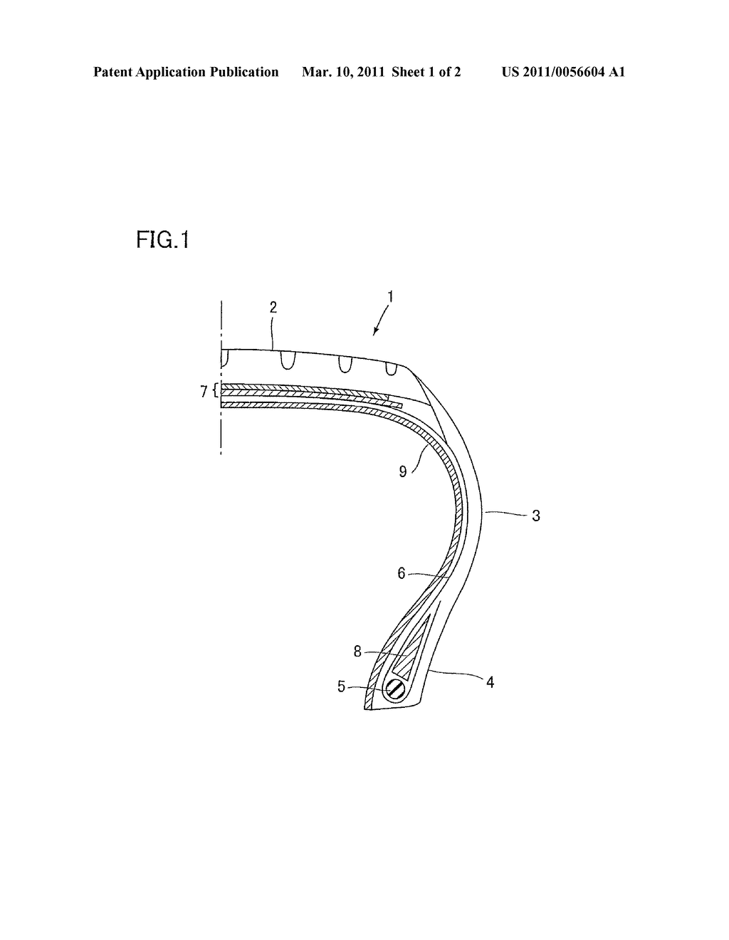 POLYMER LAMINATE AND PNEUMATIC TIRE USING THE SAME AS INNER LINER - diagram, schematic, and image 02