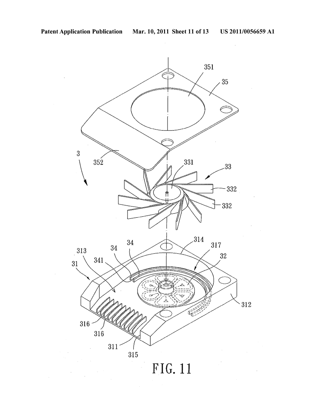 Heat Dissipating Module - diagram, schematic, and image 12