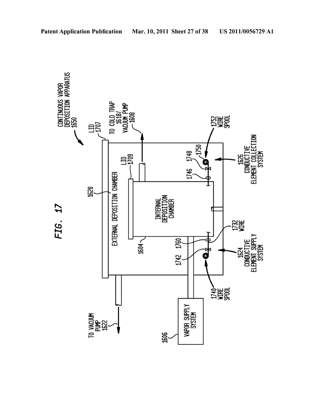 INSULATED CONDUCTIVE ELEMENT HAVING A SUBSTANTIALLY CONTINUOUS BARRIER LAYER FORMED THROUGH CONTINUOUS VAPOR DEPOSITION - diagram, schematic, and image 28