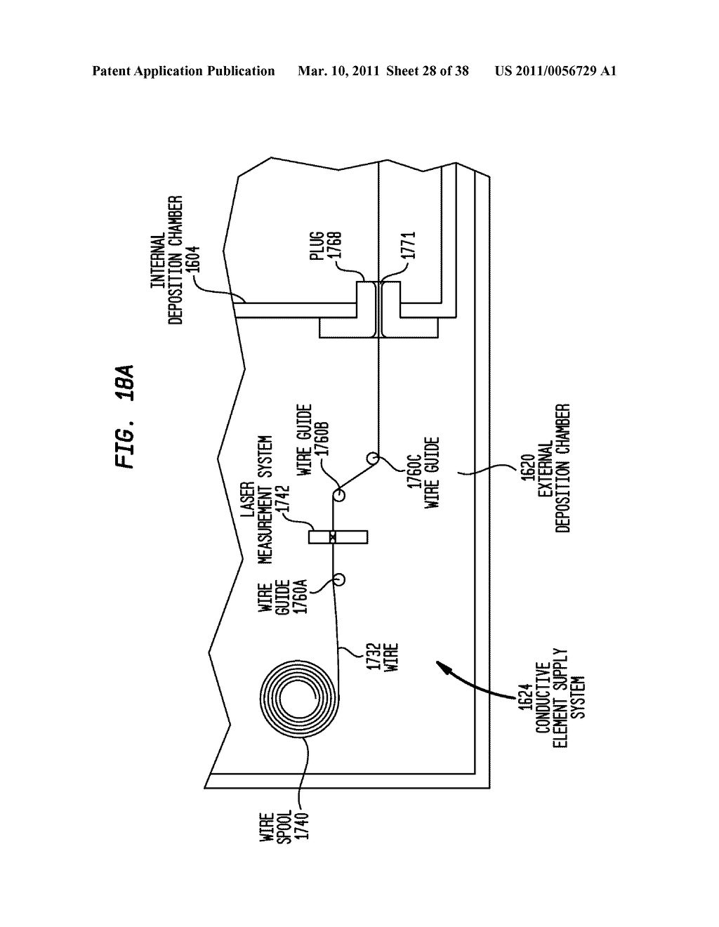 INSULATED CONDUCTIVE ELEMENT HAVING A SUBSTANTIALLY CONTINUOUS BARRIER LAYER FORMED THROUGH CONTINUOUS VAPOR DEPOSITION - diagram, schematic, and image 29