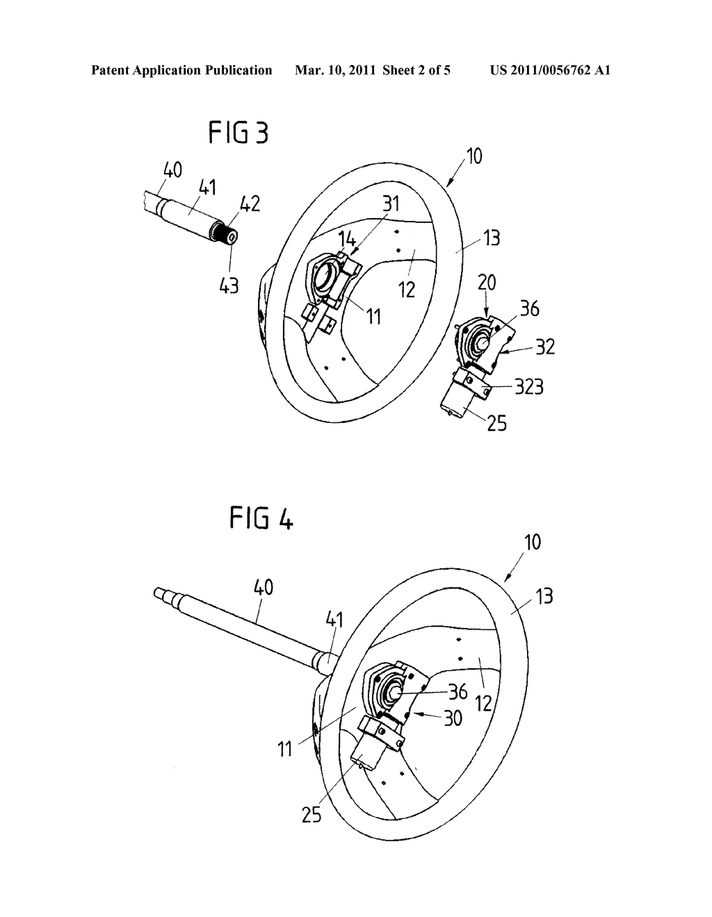 STEERING DEVICE FOR A MOTOR VEHICLE, HAVING A STEERING WHEEL AND A SUPERPOSITION GEARING - diagram, schematic, and image 03