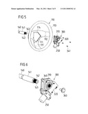 STEERING DEVICE FOR A MOTOR VEHICLE, HAVING A STEERING WHEEL AND A SUPERPOSITION GEARING diagram and image