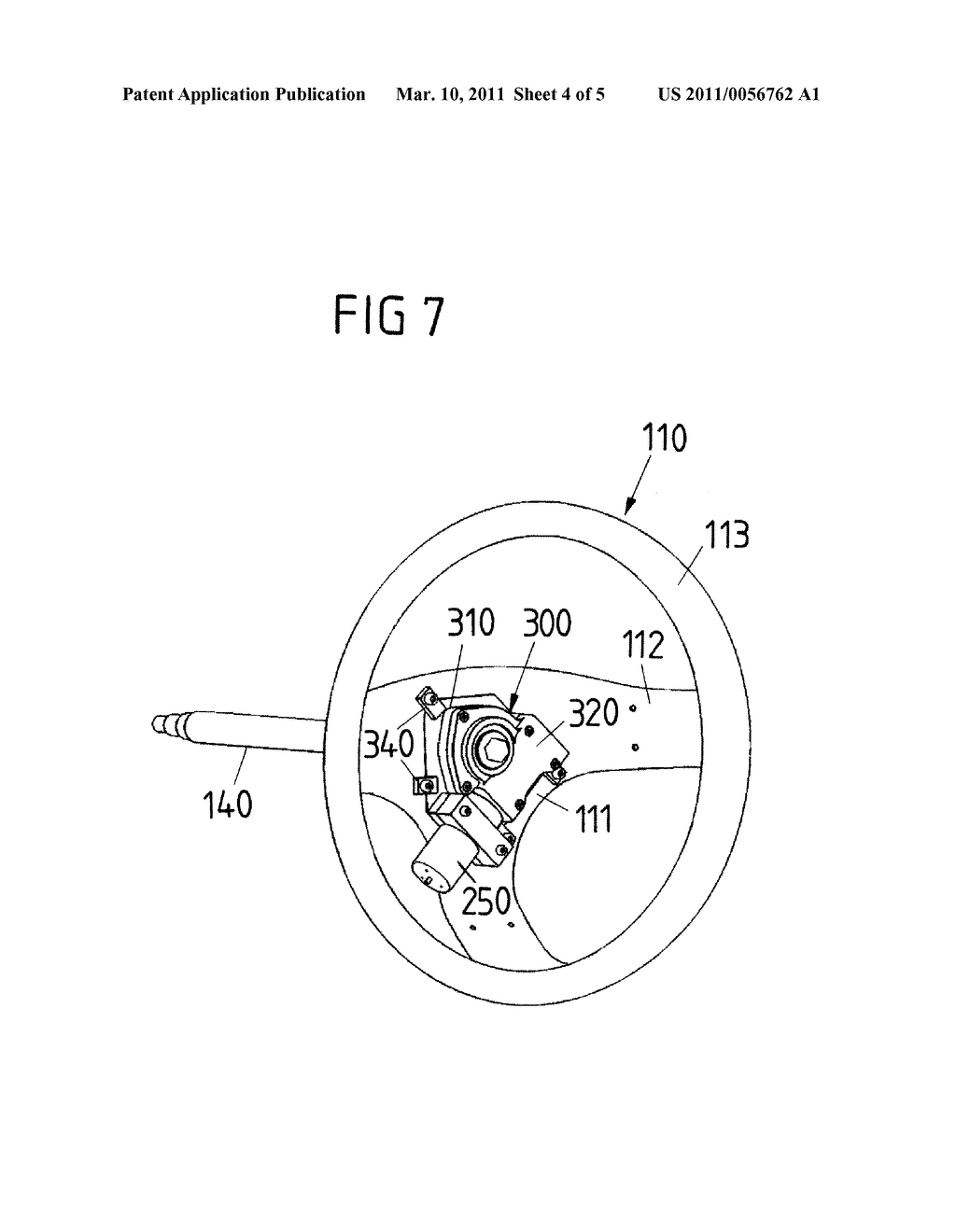 STEERING DEVICE FOR A MOTOR VEHICLE, HAVING A STEERING WHEEL AND A SUPERPOSITION GEARING - diagram, schematic, and image 05