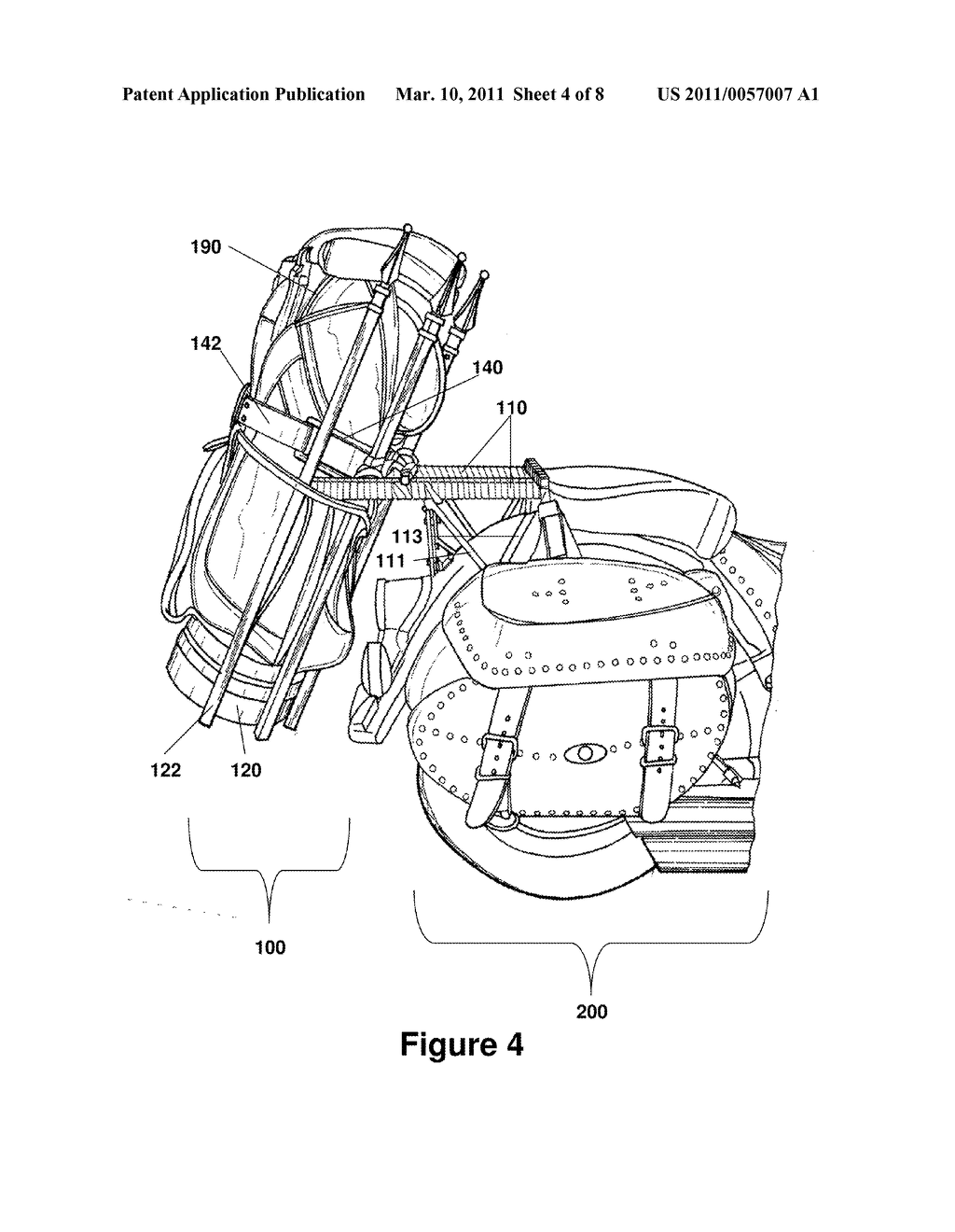 Motorcycle Carrying Device with Reversed Rake - diagram, schematic, and image 05