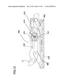 Slide structure of vehicle seat diagram and image