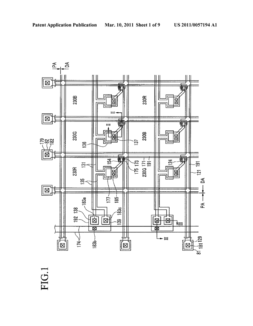 THIN FILM TRANSISTOR ARRAY PANEL - diagram, schematic, and image 02