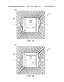 DELAMINATION RESISTANT PACKAGED DIE HAVING SUPPORT AND SHAPED DIE HAVING PROTRUDING LIP ON SUPPORT diagram and image