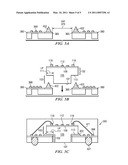 DELAMINATION RESISTANT PACKAGED DIE HAVING SUPPORT AND SHAPED DIE HAVING PROTRUDING LIP ON SUPPORT diagram and image