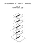 SEMICONDUCTOR PACKAGE HAVING MEMORY DEVICES STACKED ON LOGIC DEVICE diagram and image