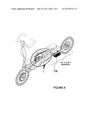 PEDAL-DRIVE SYSTEM FOR MANUALLY PROPELLING MULTI-WHEELED CYCLES diagram and image