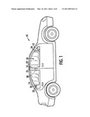 SIDE CURTAIN AIRBAG WITH FABRIC DIFFUSER diagram and image