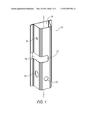 STRUCTURAL REINFORCER APPLIED TO CUT-OUT AREA OF STRUCTURAL MEMBER diagram and image