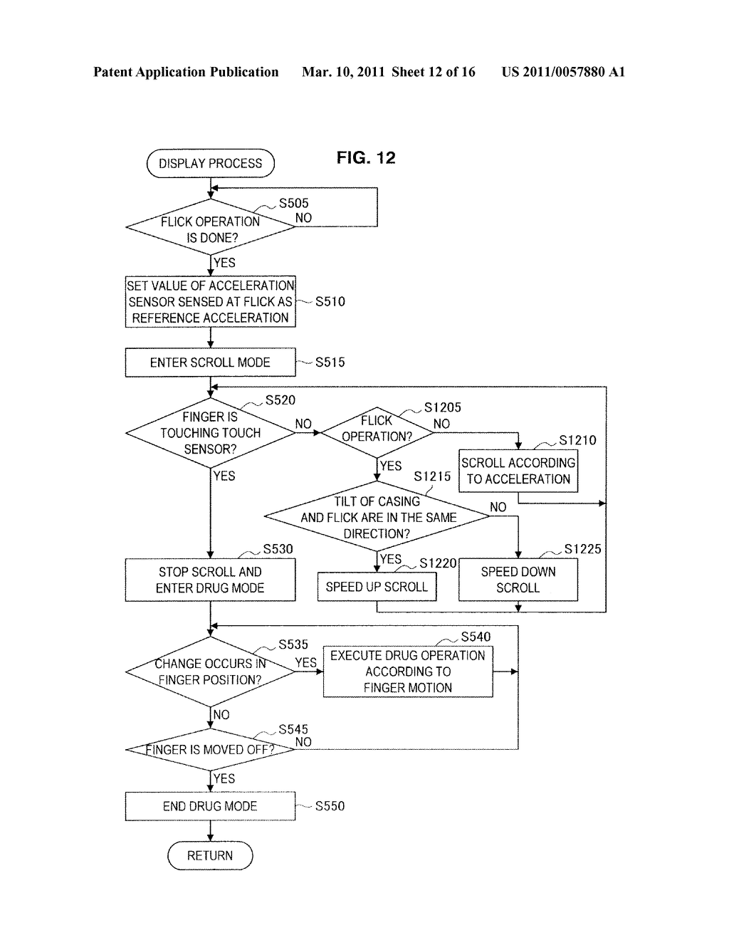 INFORMATION DISPLAY APPARATUS, INFORMATION DISPLAY METHOD AND PROGRAM - diagram, schematic, and image 13