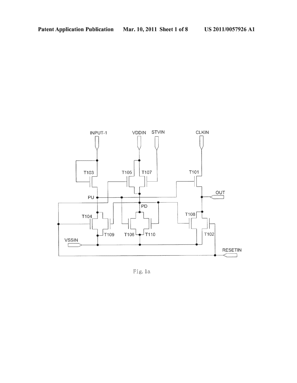 SHIFT REGISTER UNIT AND GATE DRIVE DEVICE FOR LIQUID CRYSTAL DISPLAY - diagram, schematic, and image 02