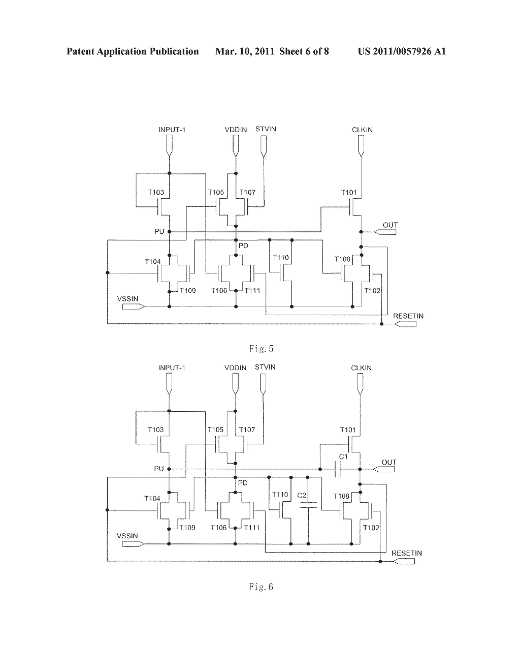 SHIFT REGISTER UNIT AND GATE DRIVE DEVICE FOR LIQUID CRYSTAL DISPLAY - diagram, schematic, and image 07