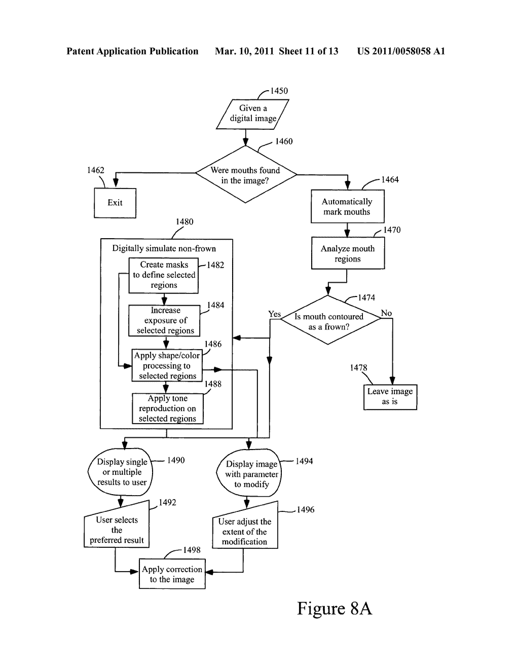 DIGITAL IMAGE ACQUISITION CONTROL AND CORRECTION METHOD AND APPARATUS - diagram, schematic, and image 12