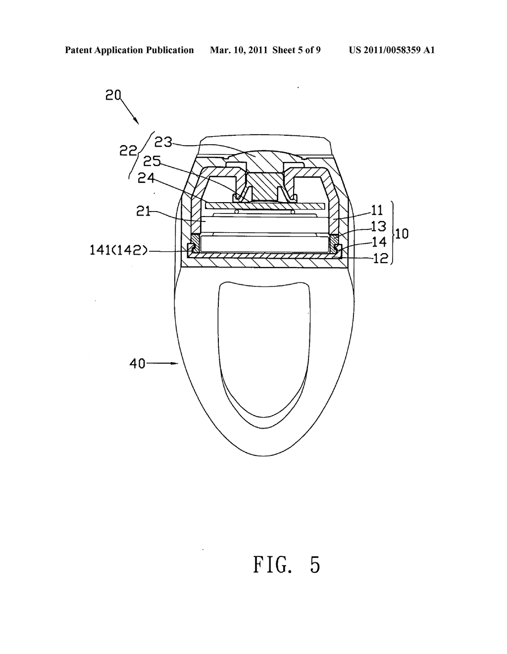 Outdoor use illumination device - diagram, schematic, and image 06