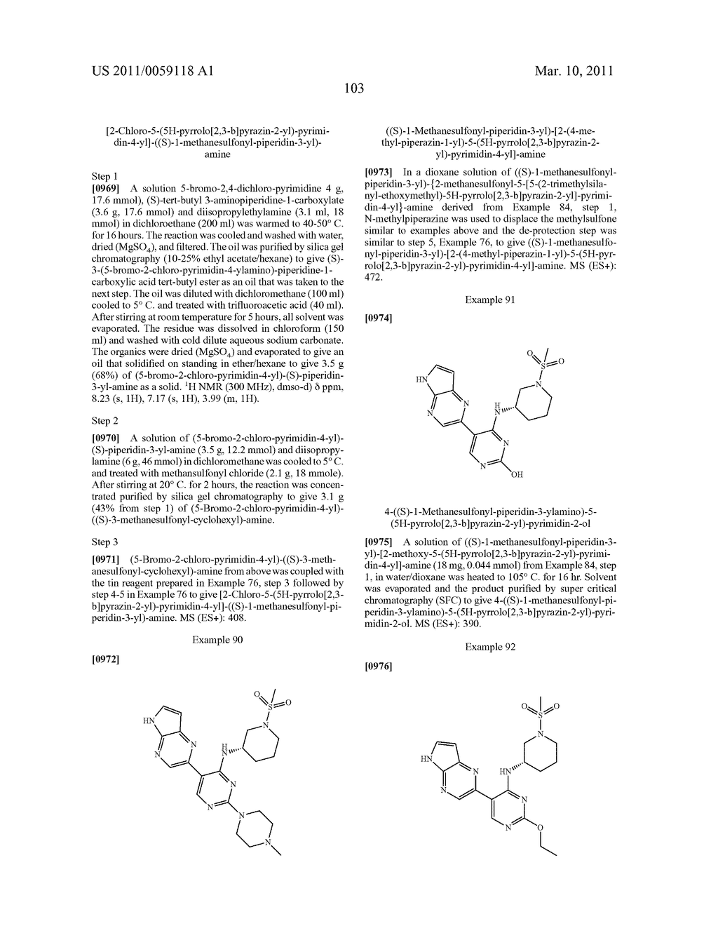 INHIBITORS OF JAK - diagram, schematic, and image 104