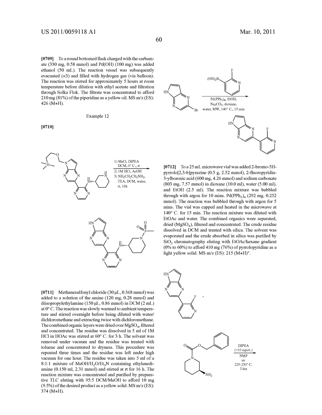 INHIBITORS OF JAK - diagram, schematic, and image 61