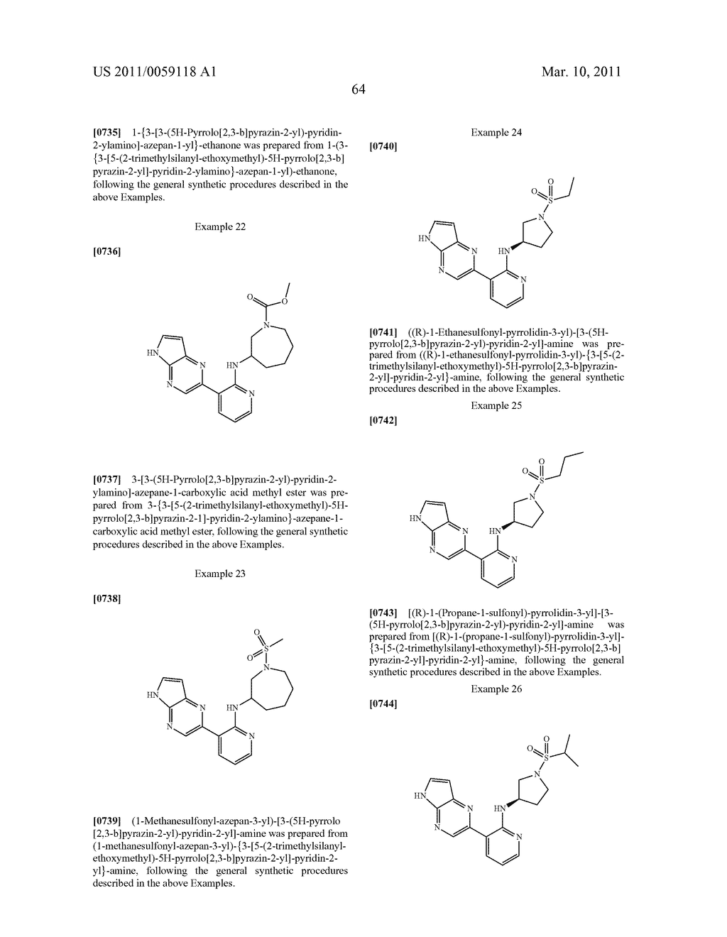 INHIBITORS OF JAK - diagram, schematic, and image 65