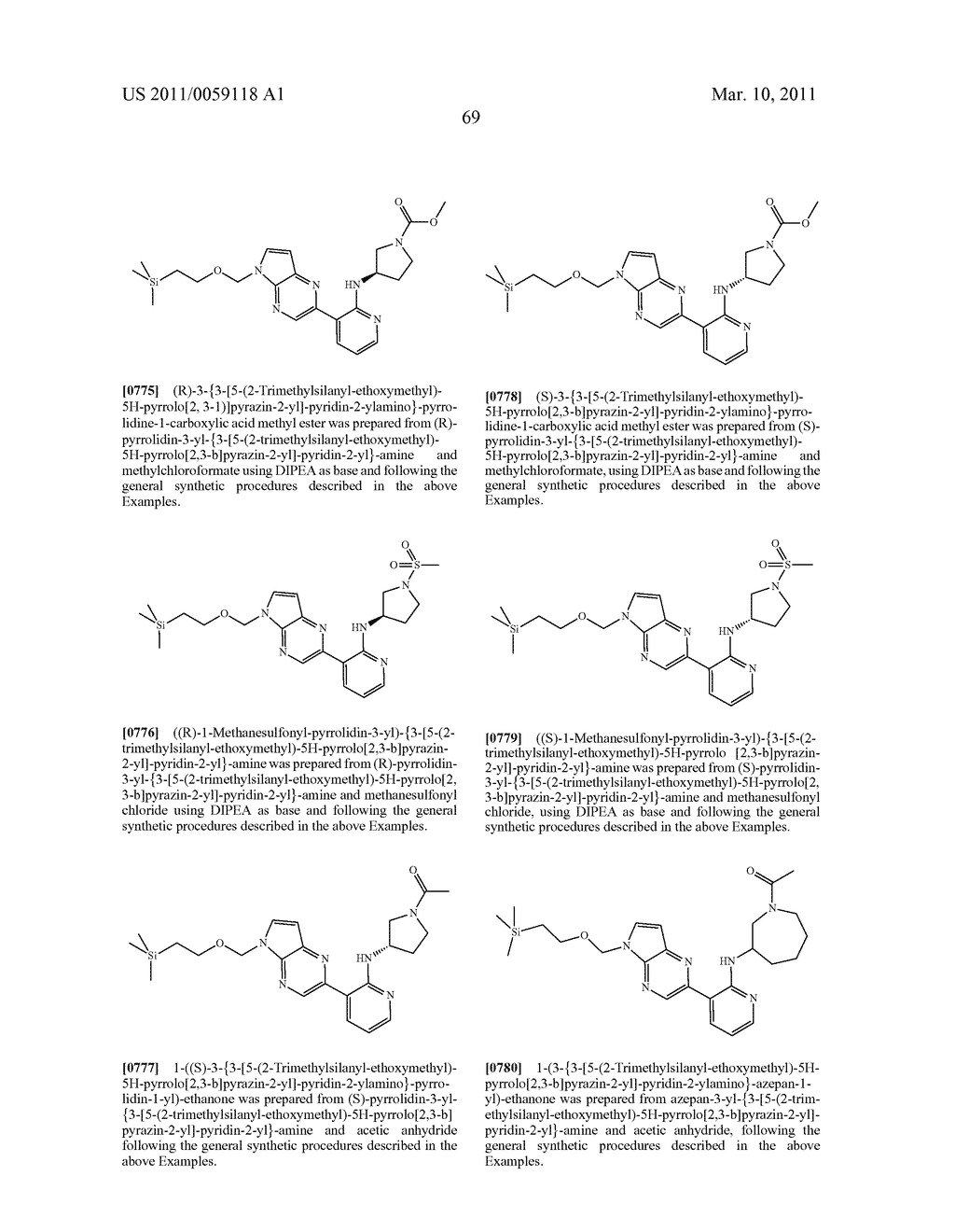 INHIBITORS OF JAK - diagram, schematic, and image 70