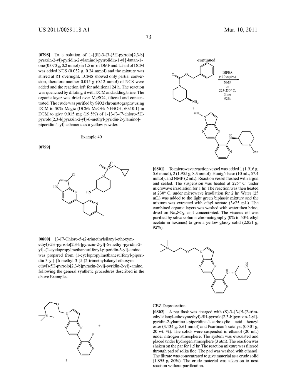 INHIBITORS OF JAK - diagram, schematic, and image 74