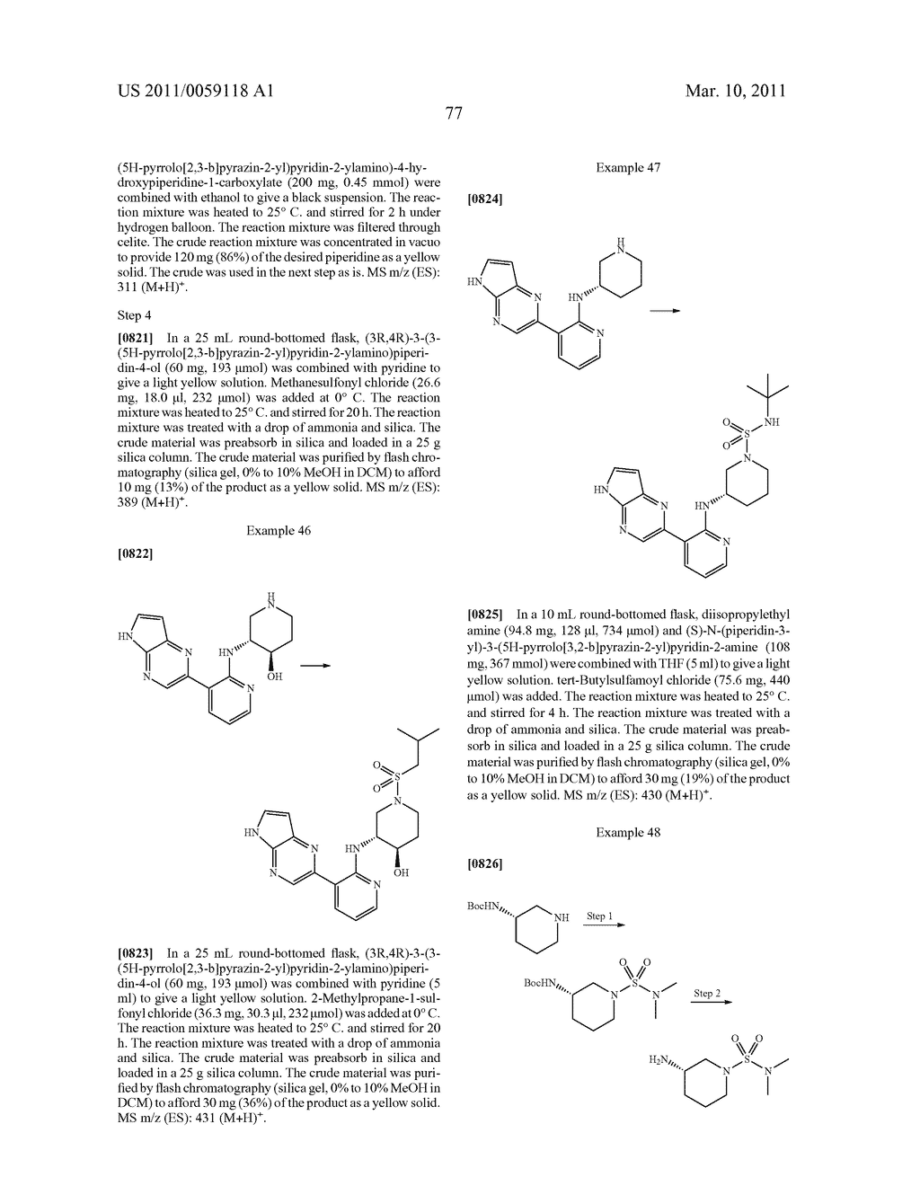 INHIBITORS OF JAK - diagram, schematic, and image 78