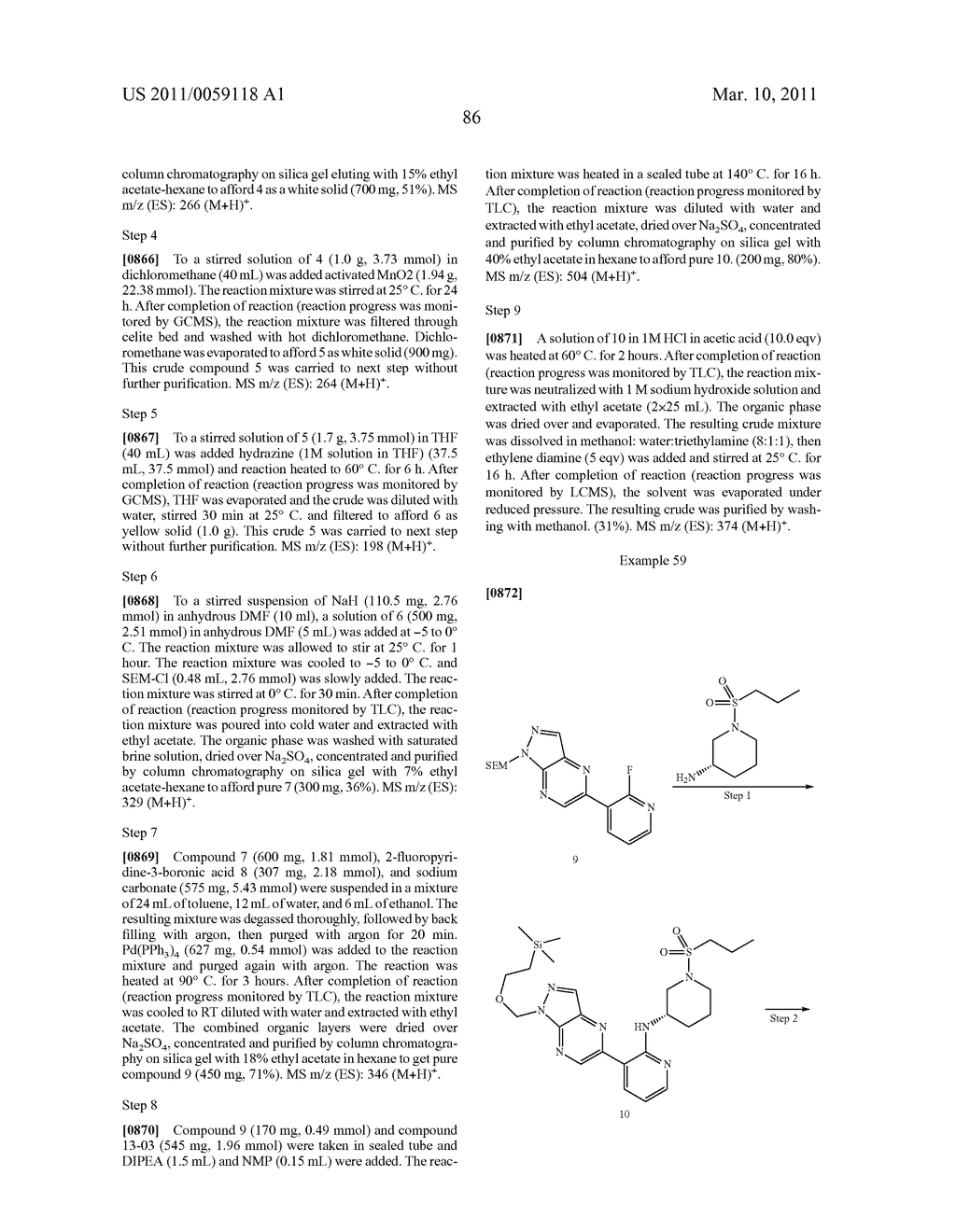 INHIBITORS OF JAK - diagram, schematic, and image 87