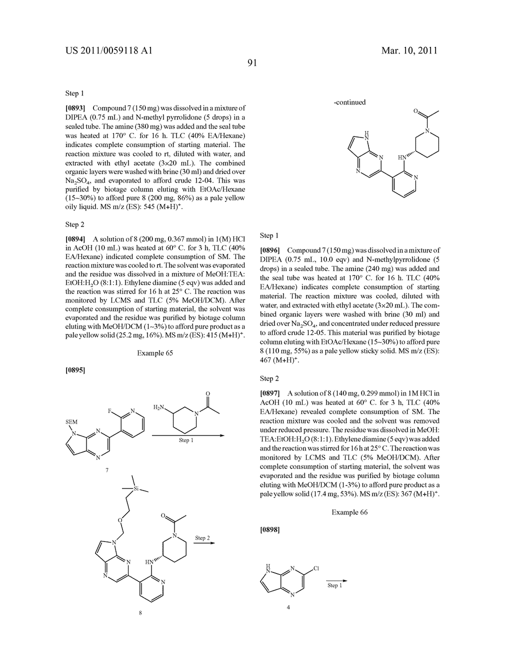 INHIBITORS OF JAK - diagram, schematic, and image 92